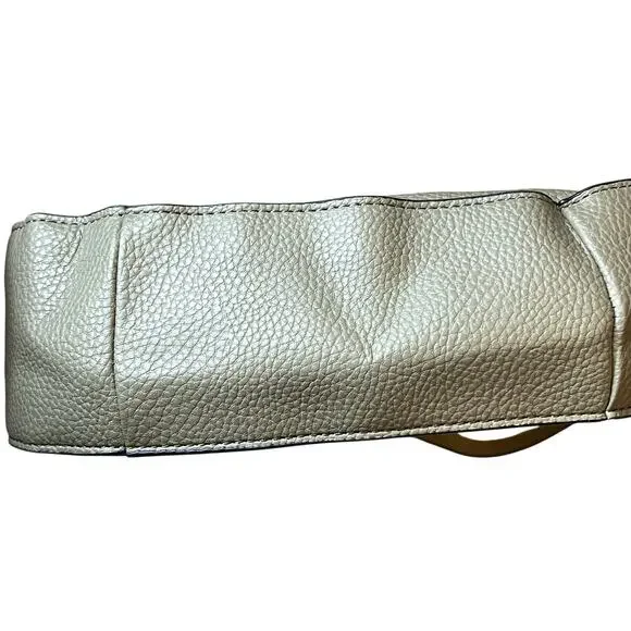 Steve Madden Turn-Lock Quilted Olive Green Shoulder Bag - Picture 5 of 9